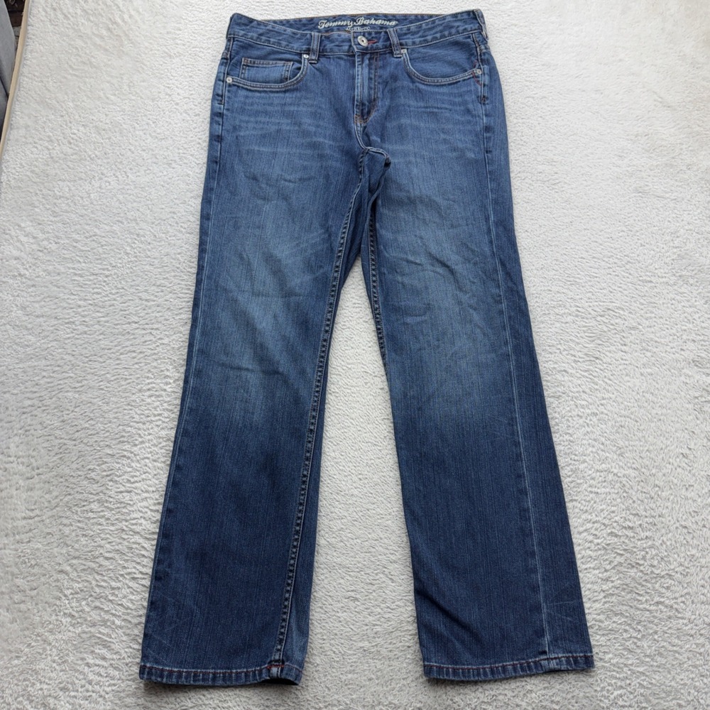 Tommy Bahama Authentic Mens 32x30 Blue Straight Leg Jeans RN 86549 CA 04754
